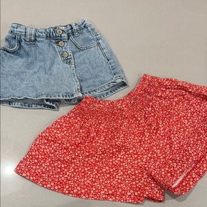 Zara girl skort and short